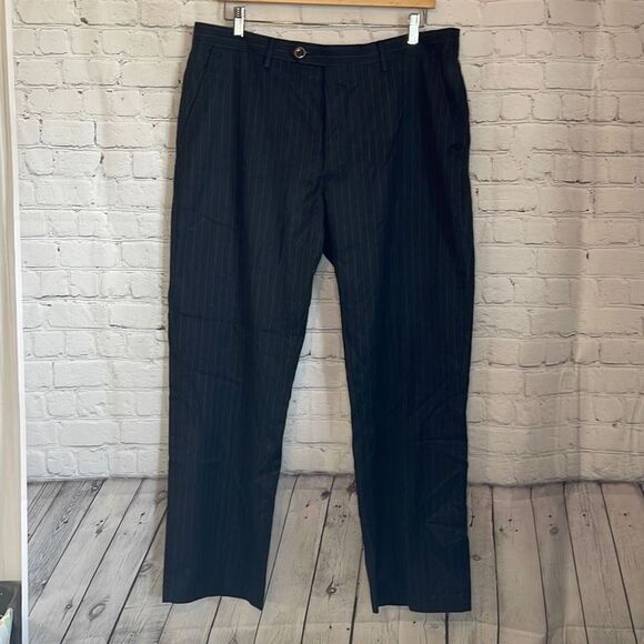 Marc Anthony Men’s Pin Stripe Slim Dress Pants size 36x30 - Picture 1 of 6